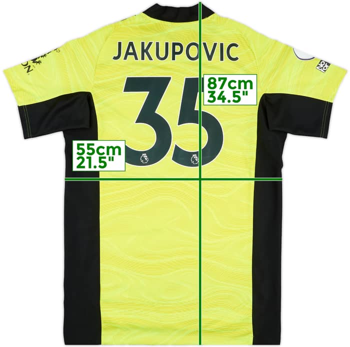 2021-22 Leicester Match Issue GK Shirt Jakupovic #35
