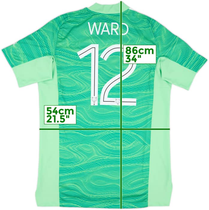 2021-22 Leicester Match Issue Conference League GK Shirt Ward #12