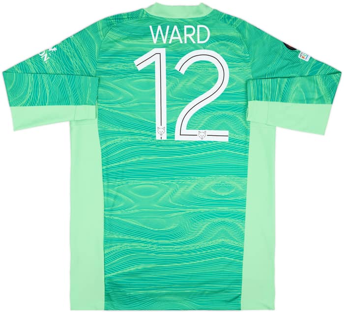 2021-22 Leicester Match Issue Europa League GK L/S Shirt Ward #12