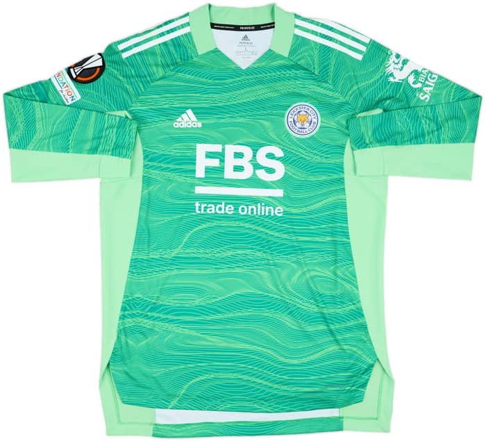 2021-22 Leicester Match Issue Europa League GK L/S Shirt Ward #12