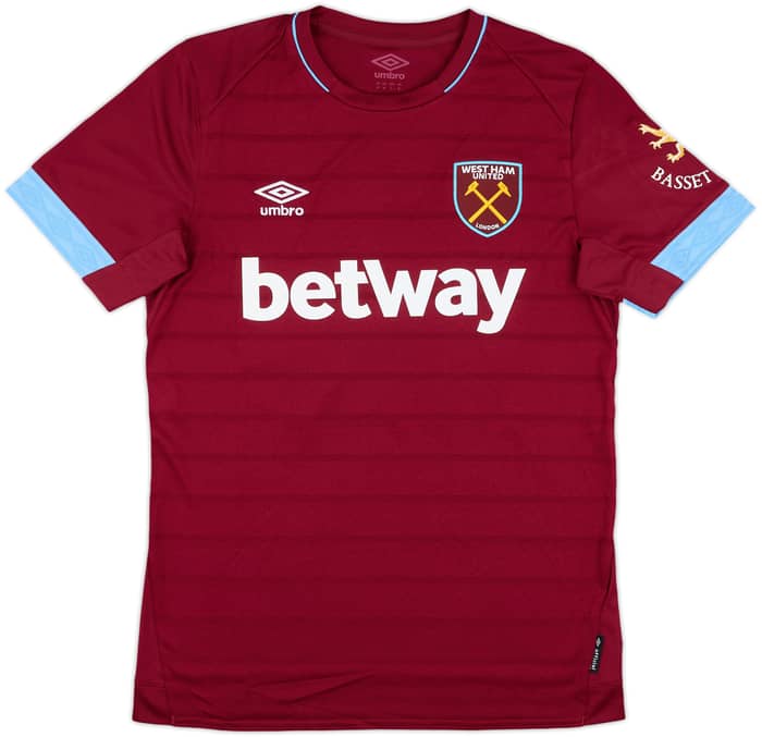 2018-19 West Ham Match Issue Home Shirt #25 (Balbuena)