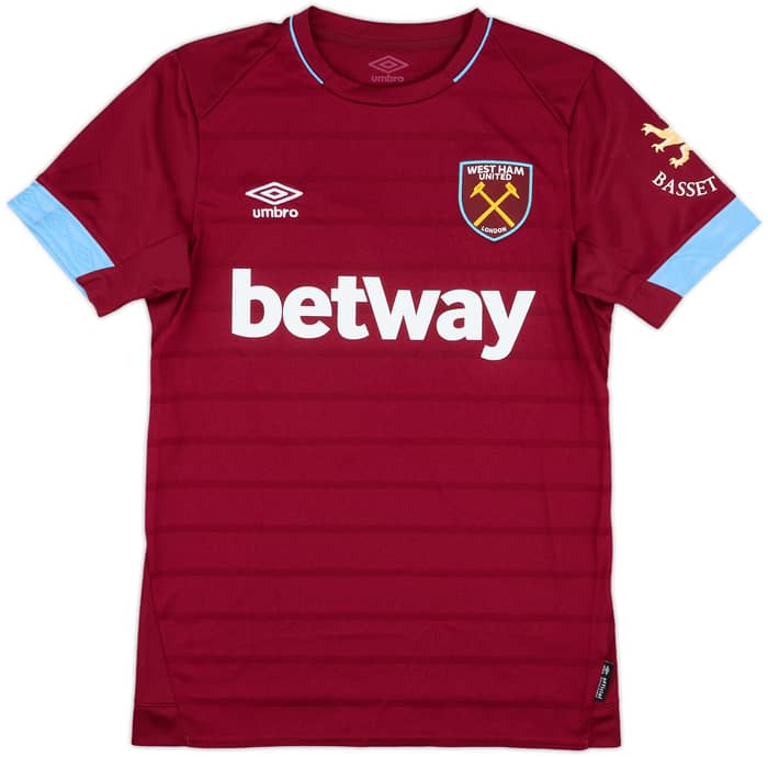 2018-19 West Ham Match Issue Home Shirt #15 (Fredericks)
