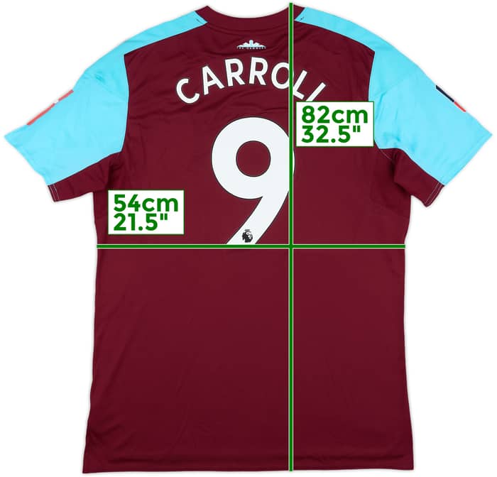 2017-18 West Ham Match Issue FA Cup Home Shirt Carroll #9