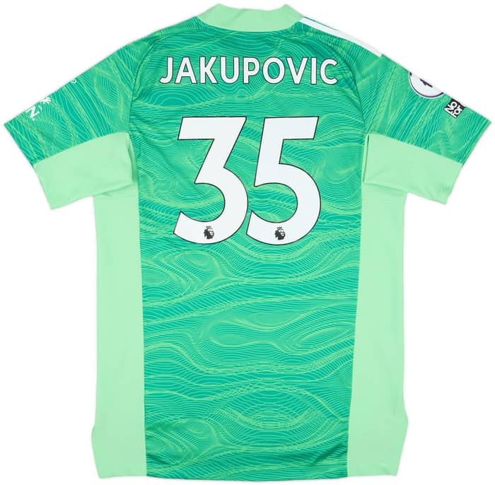 2021-22 Leicester Match Issue GK Shirt Jakupovic #35
