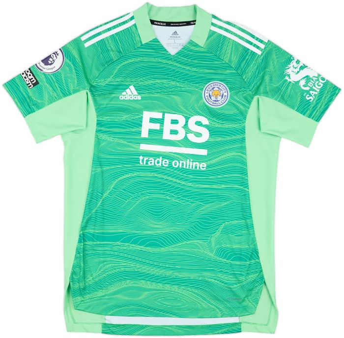 2021-22 Leicester Match Issue GK Shirt Jakupovic #35