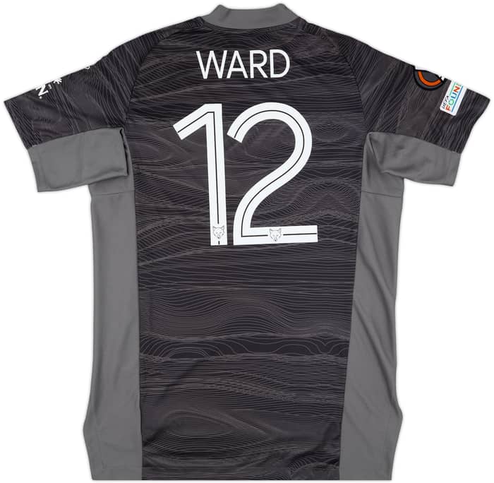 2021-22 Leicester Match Issue Europa League GK Shirt Ward #12