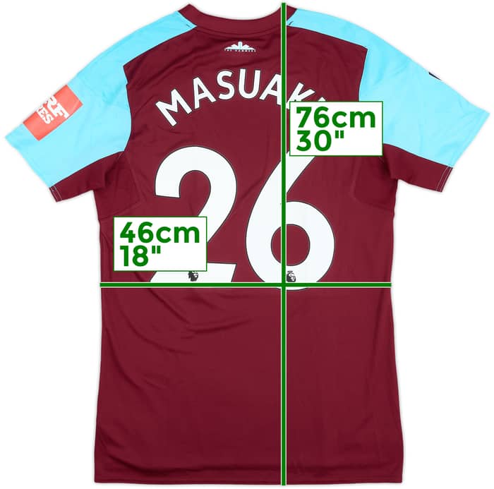 2017-18 West Ham Match Issue FA Cup Home Shirt Masuaku #26