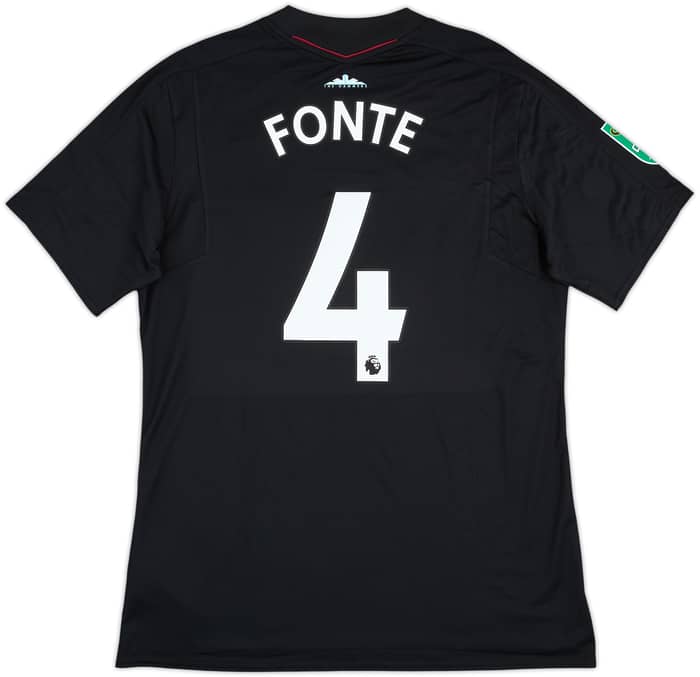 2017-18 West Ham Match Issue Carabao Cup Away Shirt Fonte #4