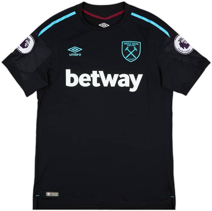 2017-18 West Ham Match Issue Away Shirt Reid #2
