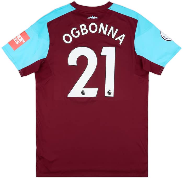 2017-18 West Ham Match Issue Home Shirt Ogbonna #21