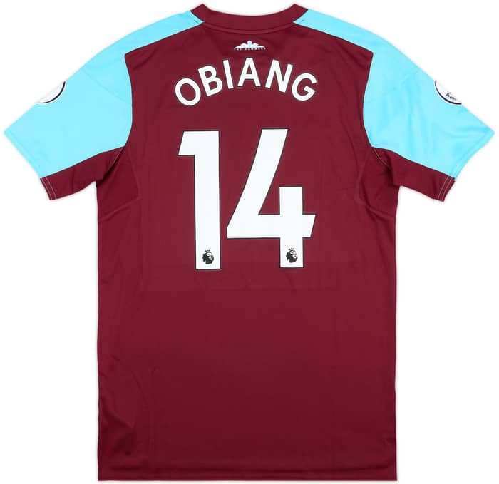 2017-18 West Ham Match Issue Home Shirt Obiang #14