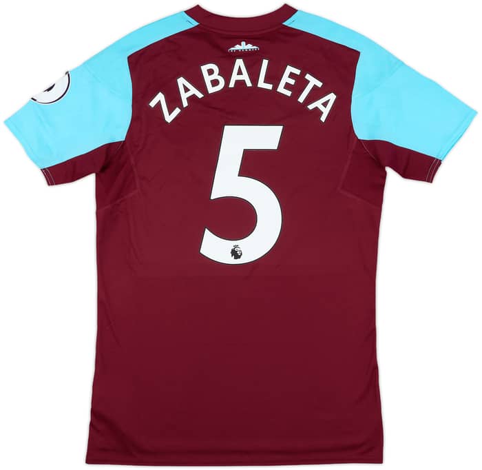 2017-18 West Ham Match Issue Home Shirt Zabaleta #5