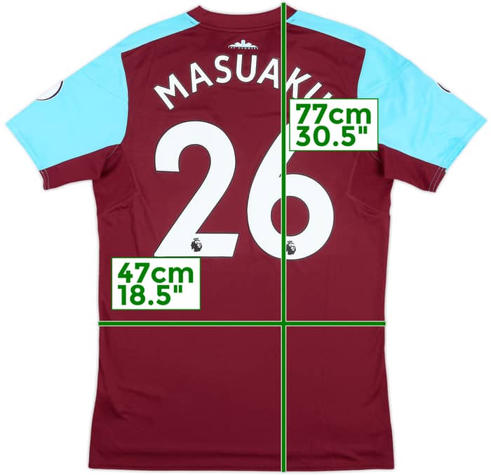 2017-18 West Ham Match Issue Home Shirt Masuaku #26