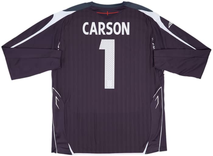 2007 England U-21 Match Issue European Championship GK Shirt Carson #1 (v Holland)