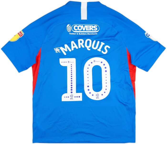 2019-20 Portsmouth Home Shirt Marquis #10 - 8/10 - (XL)