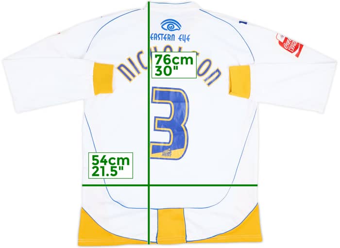 2009-10 Torquay Match Issue Away L/S Shirt Nicholson #3