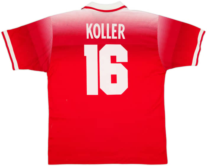 1996-98 Switzerland Match Issue Home Shirt Koller #16
