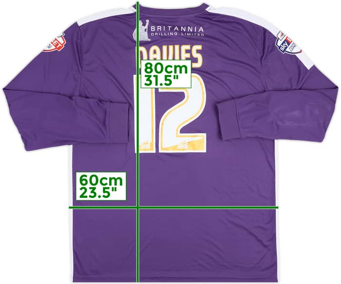 2014-15 Barnsley GK Shirt Davies #12 - 9/10 - (XXL)
