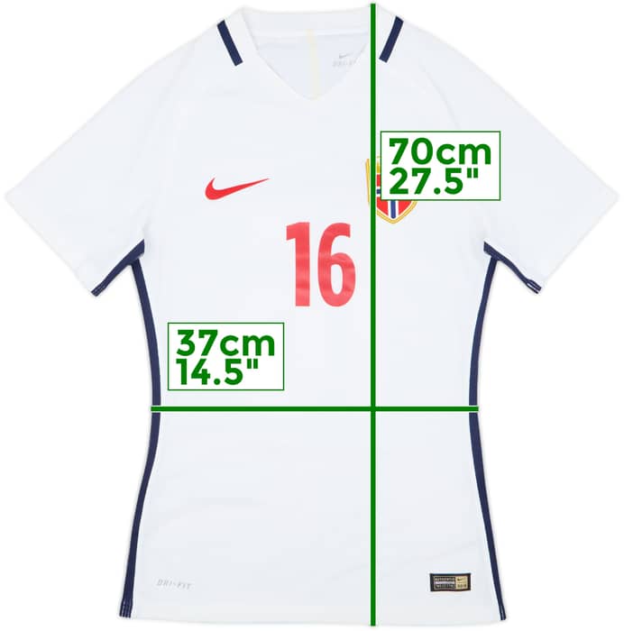 2016-18 Norway Match Issue Away Shirt #16