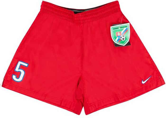 1998-00 Slovakia Player Issue Away Shorts # XL