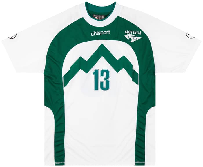 2002 Slovenia Match Worn Home Shirt #13 (Radosavljevic ) v Italy