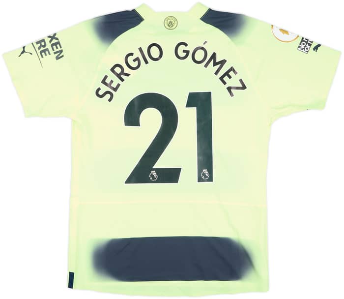 2022-23 Manchester City Match Issue Third Shirt Sergio Gómez #21