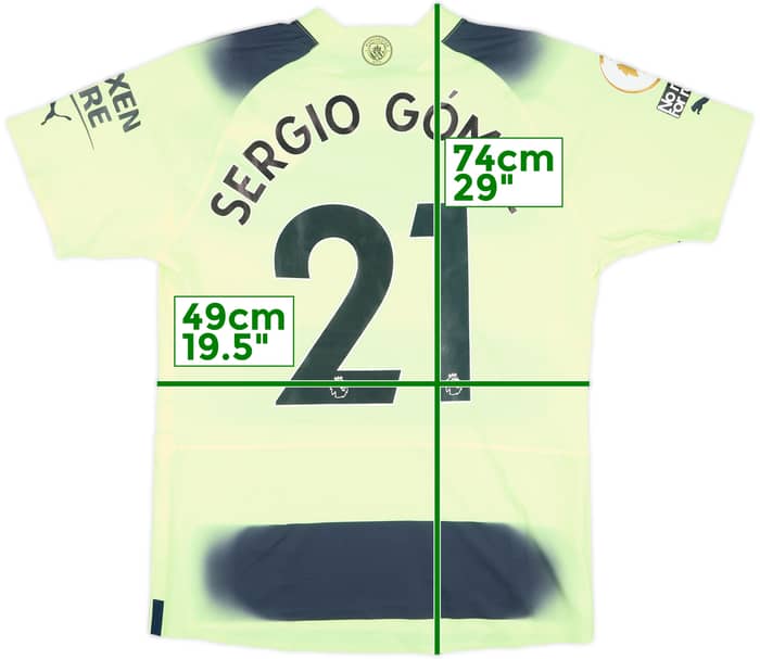 2022-23 Manchester City Match Issue Third Shirt Sergio Gómez #21