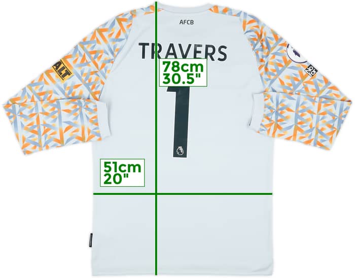 2022-23 Bournemouth Match Issue GK Shirt Travers #1