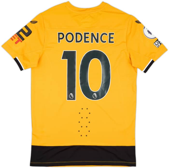 2022-23 Wolves Match Issue Home Shirt Podence #10
