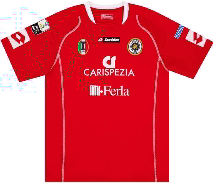 2012-13 Spezia Match Issue GK Shirt Iacobucci #22