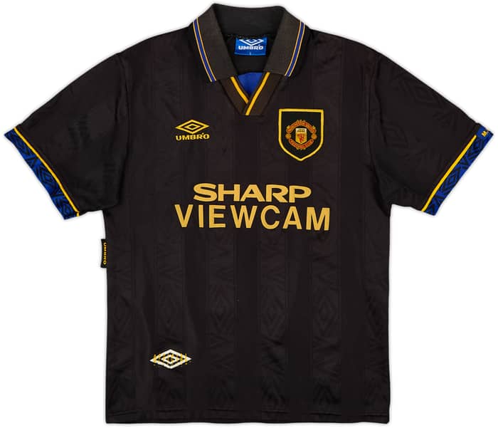 1993-95 Manchester United Away Shirt Cantona #7 - 6/10 - (S)