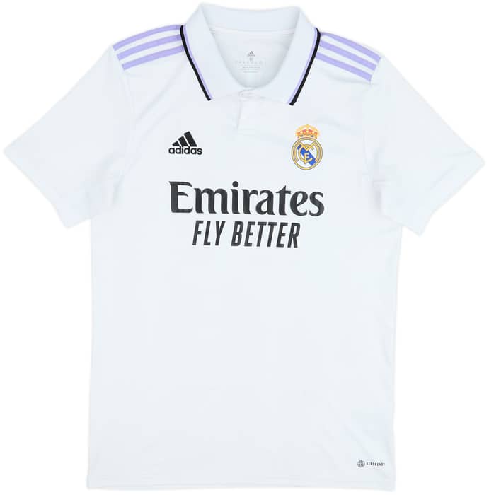 2022-23 Real Madrid Home Shirt Vini Jr #20 - 6/10 - (M)