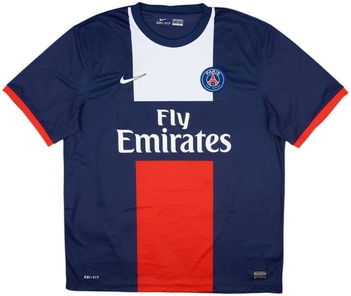 2013-14 Paris Saint-Germain Home Shirt Beckham #32 - 9/10 - (XL)