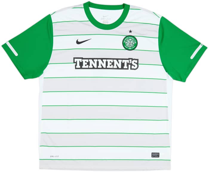 2011-12 Celtic Away Shirt Brown #8 - 9/10 - (XXL)