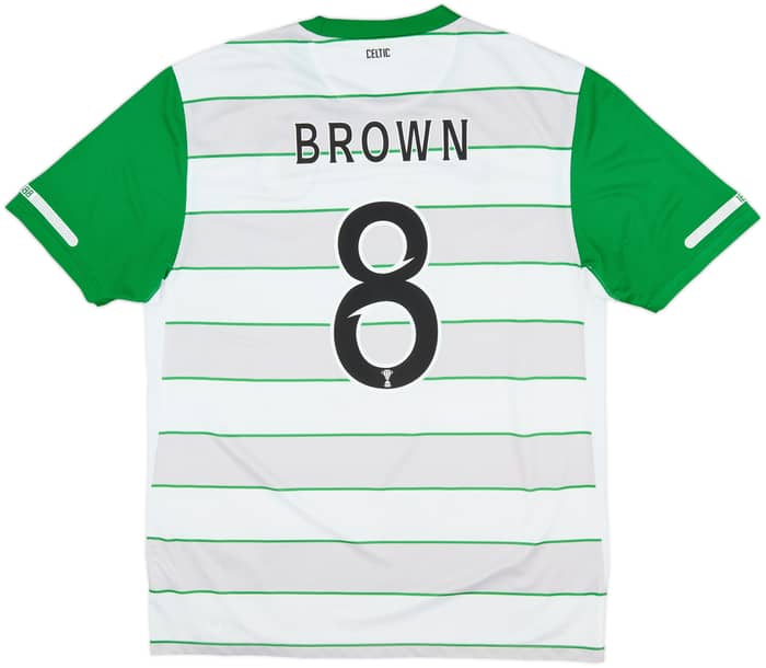 2011-12 Celtic Away Shirt Brown #8 - 9/10 - (L)