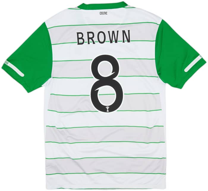 2011-12 Celtic Away Shirt Brown #8 - 8/10 - (S)