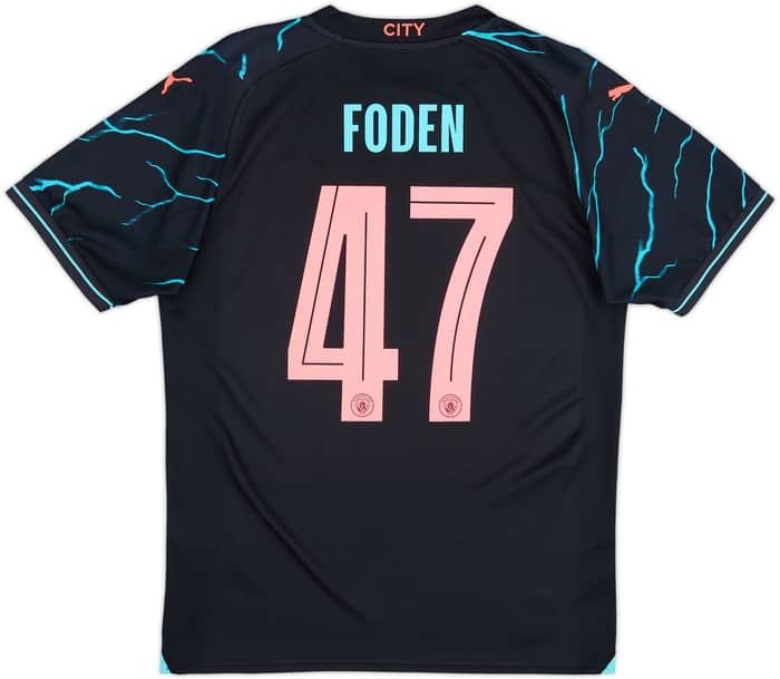 2023-24 Manchester City Third Shirt Foden #47 - 8/10 - (M)