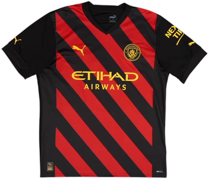 2022-23 Manchester City Away Shirt Haaland #9 - 8/10 - (L)