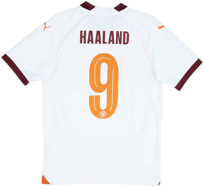 2023-24 Manchester City Away Shirt Haaland #9 - 10/10 - (S)