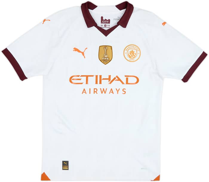 2023-24 Manchester City Away Shirt Haaland #9 - 10/10 - (S)