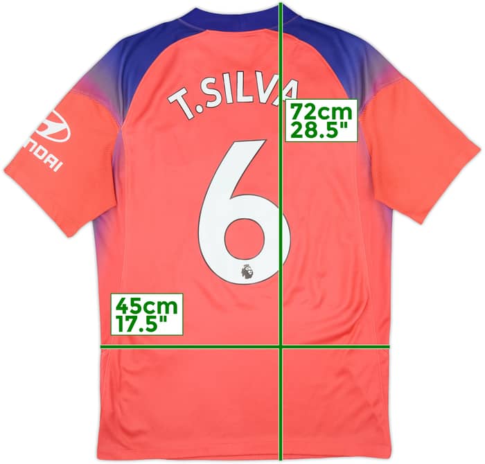 2020-21 Chelsea Third Shirt T.Silva #6 - 5/10 - (S)