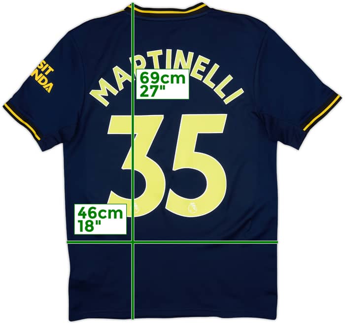 2019-20 Arsenal Third Shirt Martinelli #35 - 8/10 - (S)