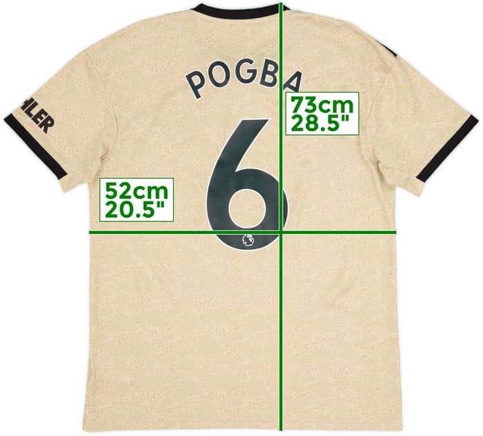 2019-20 Manchester United Away Shirt Pogba #6 - 10/10 - (L)