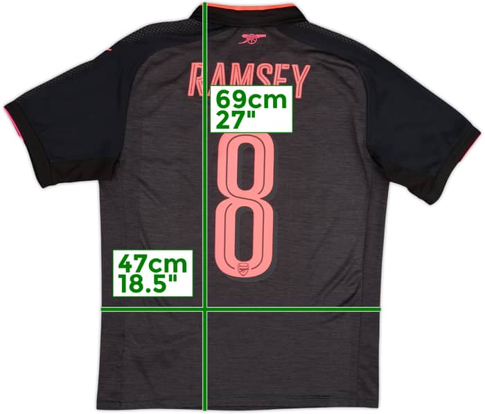 2017-18 Arsenal Third Shirt Ramsey #8 - 8/10 - (S)