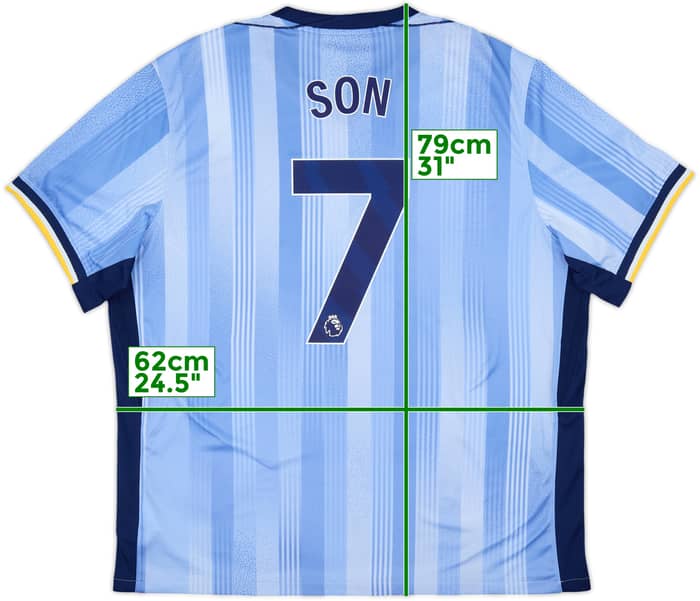 2024-25 Tottenham Away Shirt Son #7 - 9/10 - (XXL)