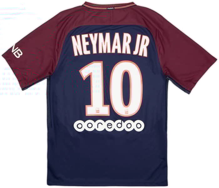 2017-18 Paris Saint-Germain Home Shirt Neymar Jr #10 - 8/10 - (S)