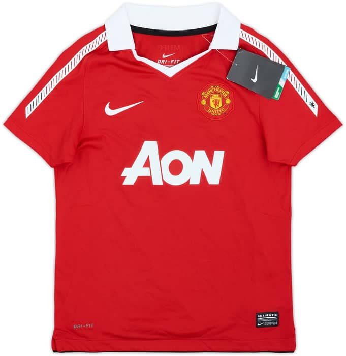2010-11 Manchester United Home Shirt Rooney #10 (S.Boys)