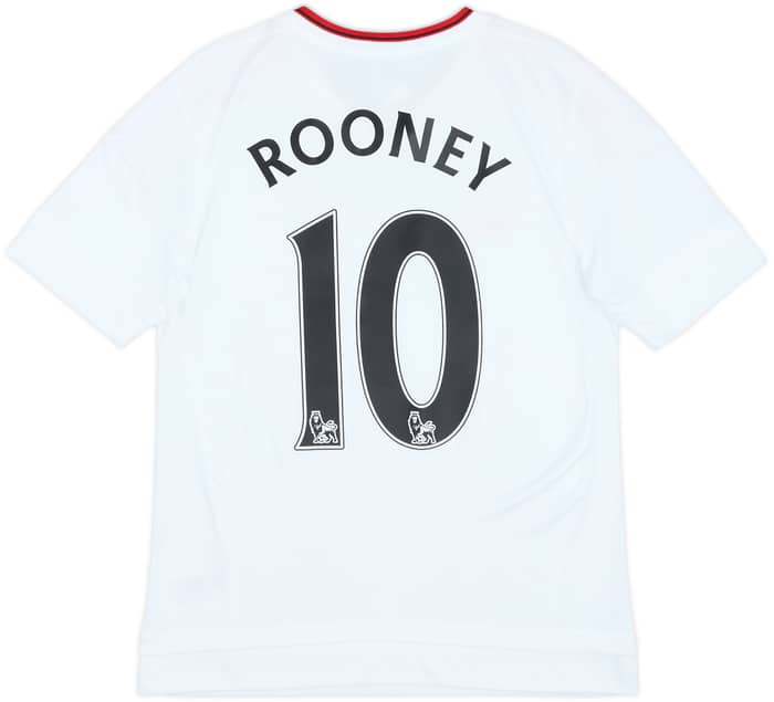 2015-16 Manchester United Away Shirt Rooney #10 (L.Boys)