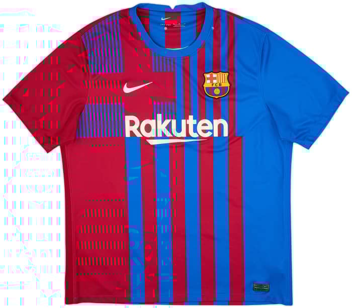 2021-22 Barcelona Home Shirt Pedri #16 - 5/10 - (XL)