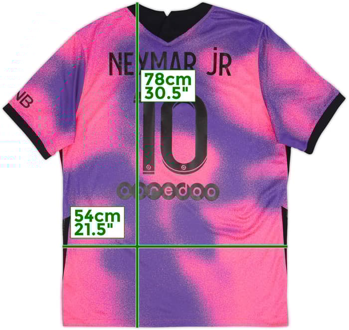 2020-21 Paris Saint-Germain Fourth Shirt Neymar Jr #10 - 8/10 - (L)